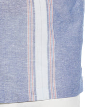 Linen Blend Textured Panel Shirt (Limoges) 