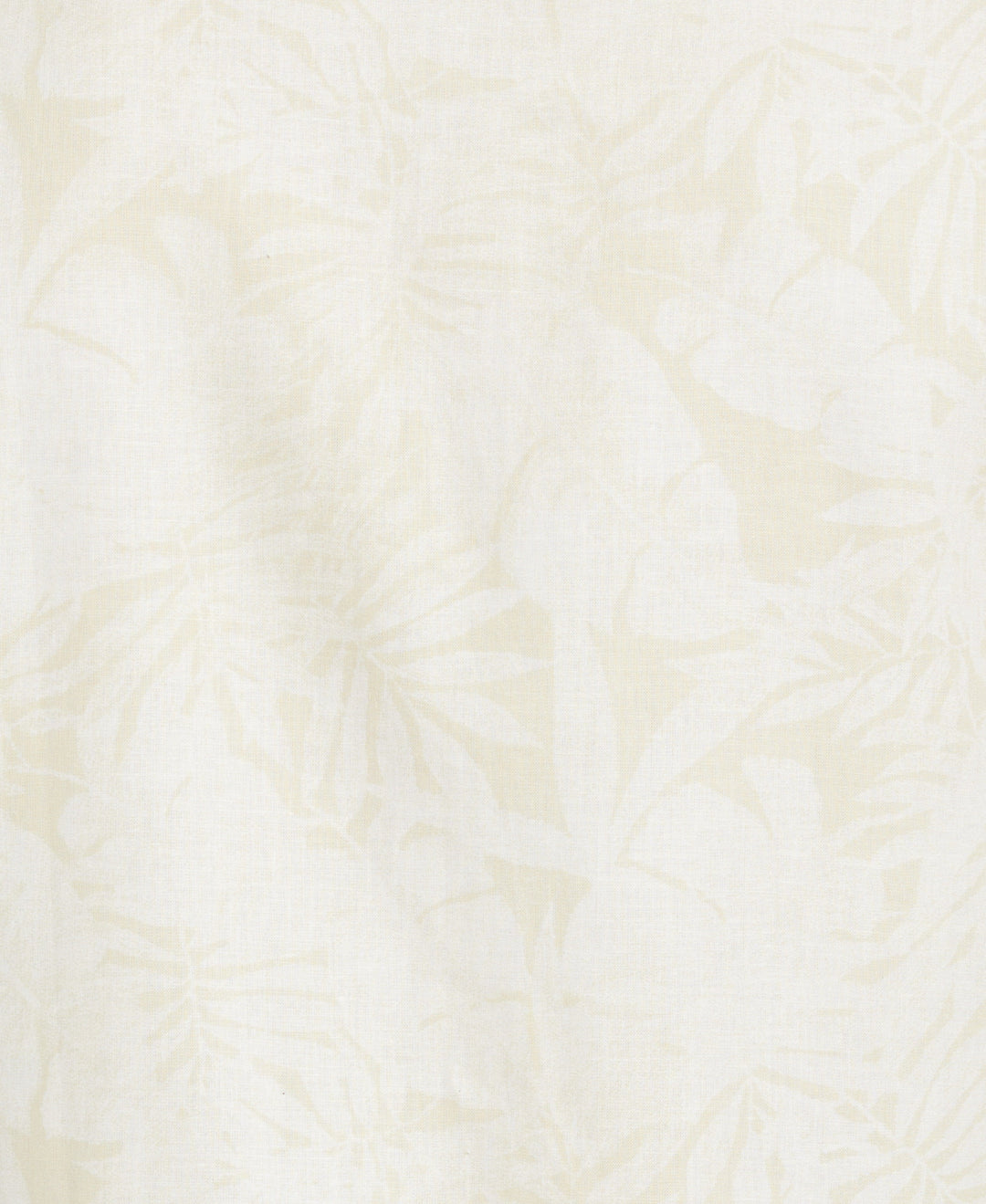 Linen Blend Tonal Multi Leaf Print Shirt (Bleached Sand) 
