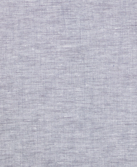 Linen Blend Yarn Dye Panel Shirt (Naval Academy) 