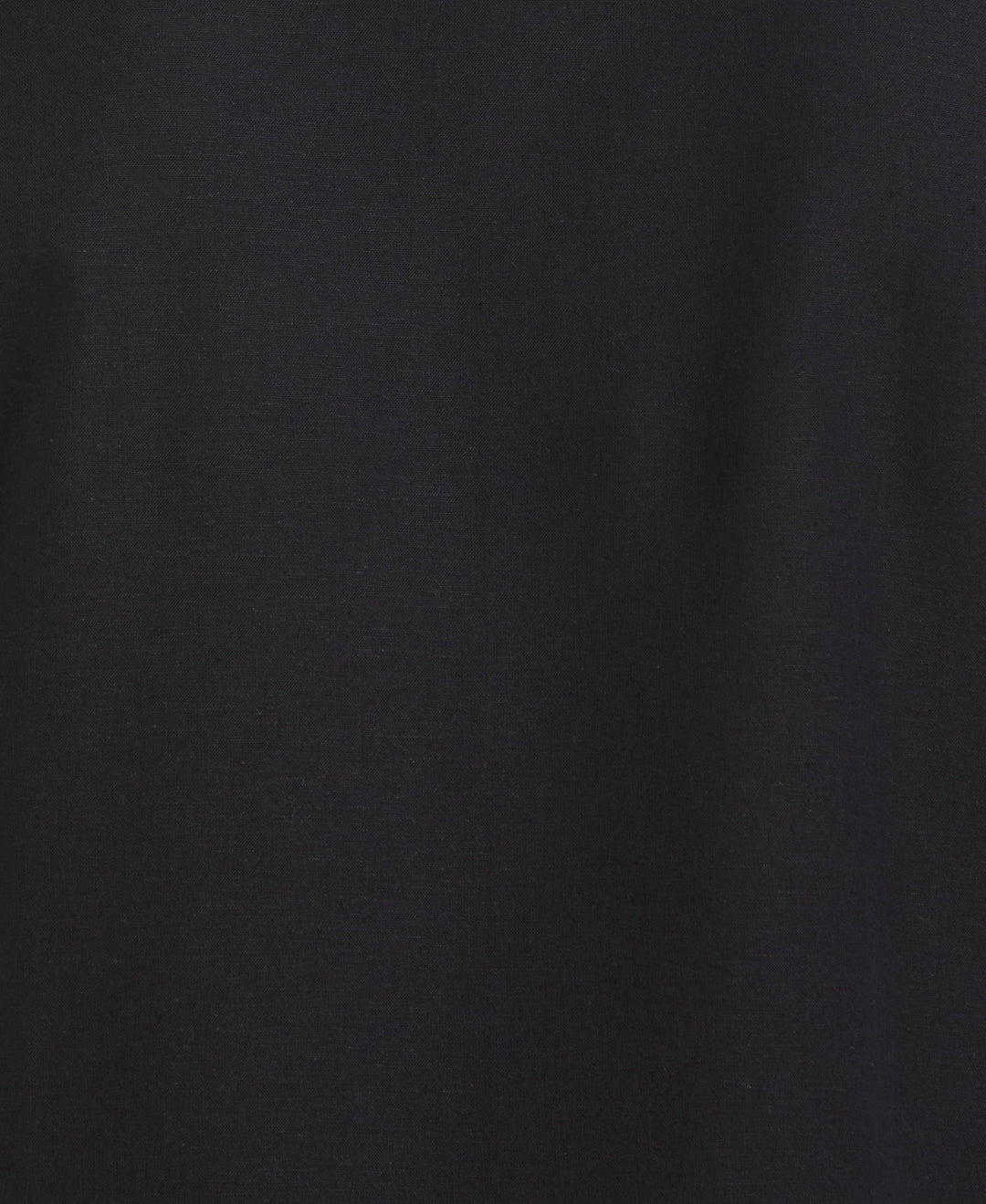 Linen Blend Yarn Dye Panel Shirt (Jet Black) 