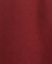 Linen Blend Yarn Dyed Panel Shirt (Cabernet) 