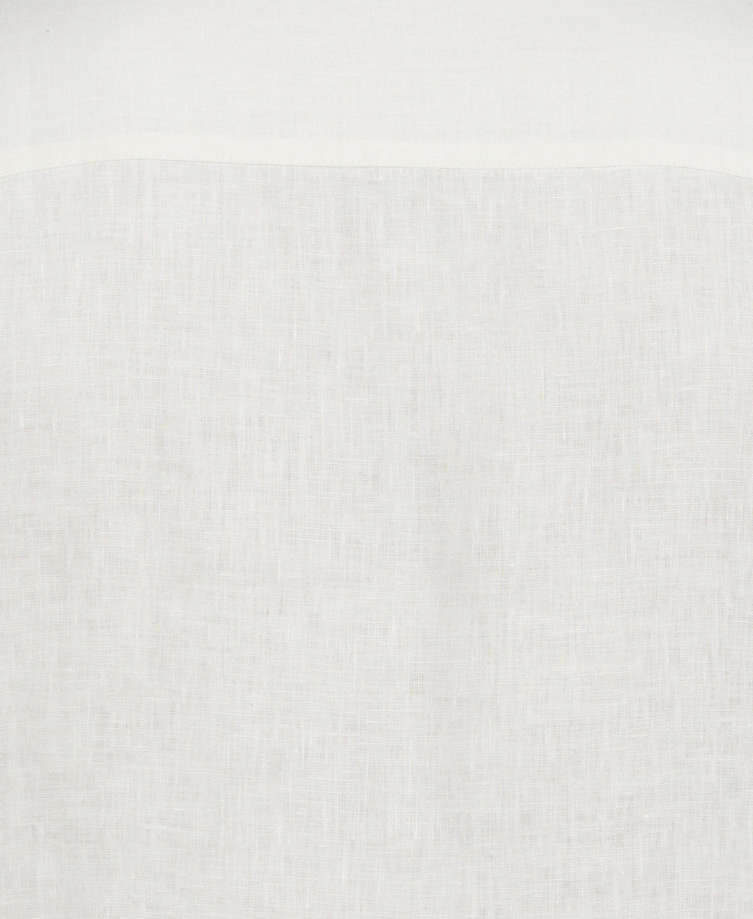Linen Eyelet Panel Guayabera Shirt (Egret) 