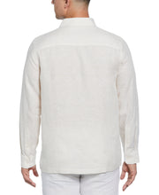 Linen Guayabera Shirt (Whitecap Gray) 