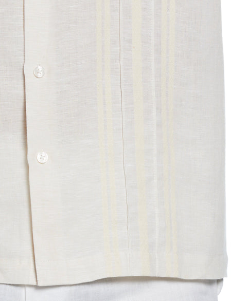 Linen Guayabera Shirt (Whitecap Gray) 