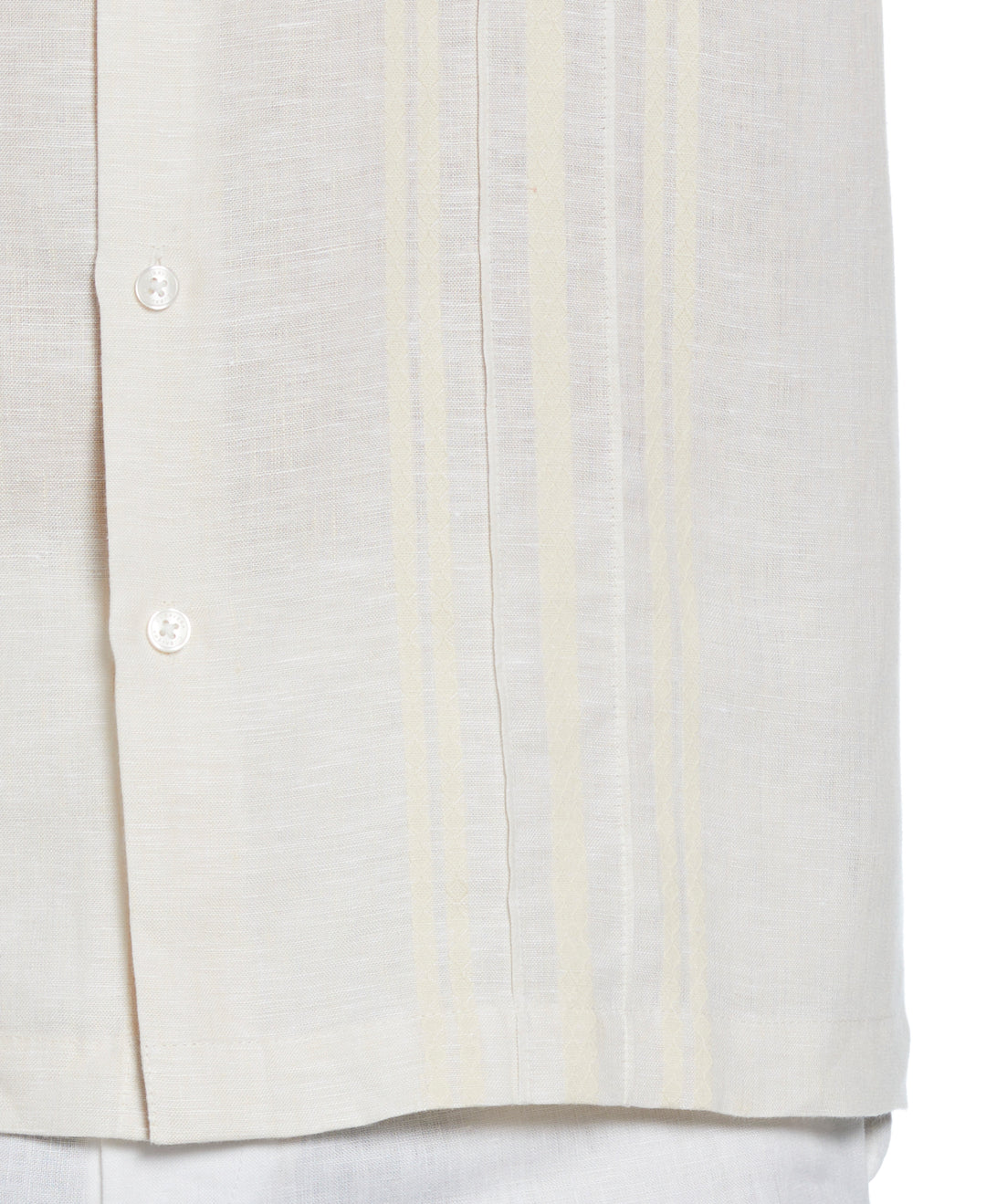 Linen Guayabera Shirt (Whitecap Gray) 