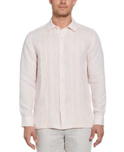 Linen Guayabera Shirt (Tropical Peach) 