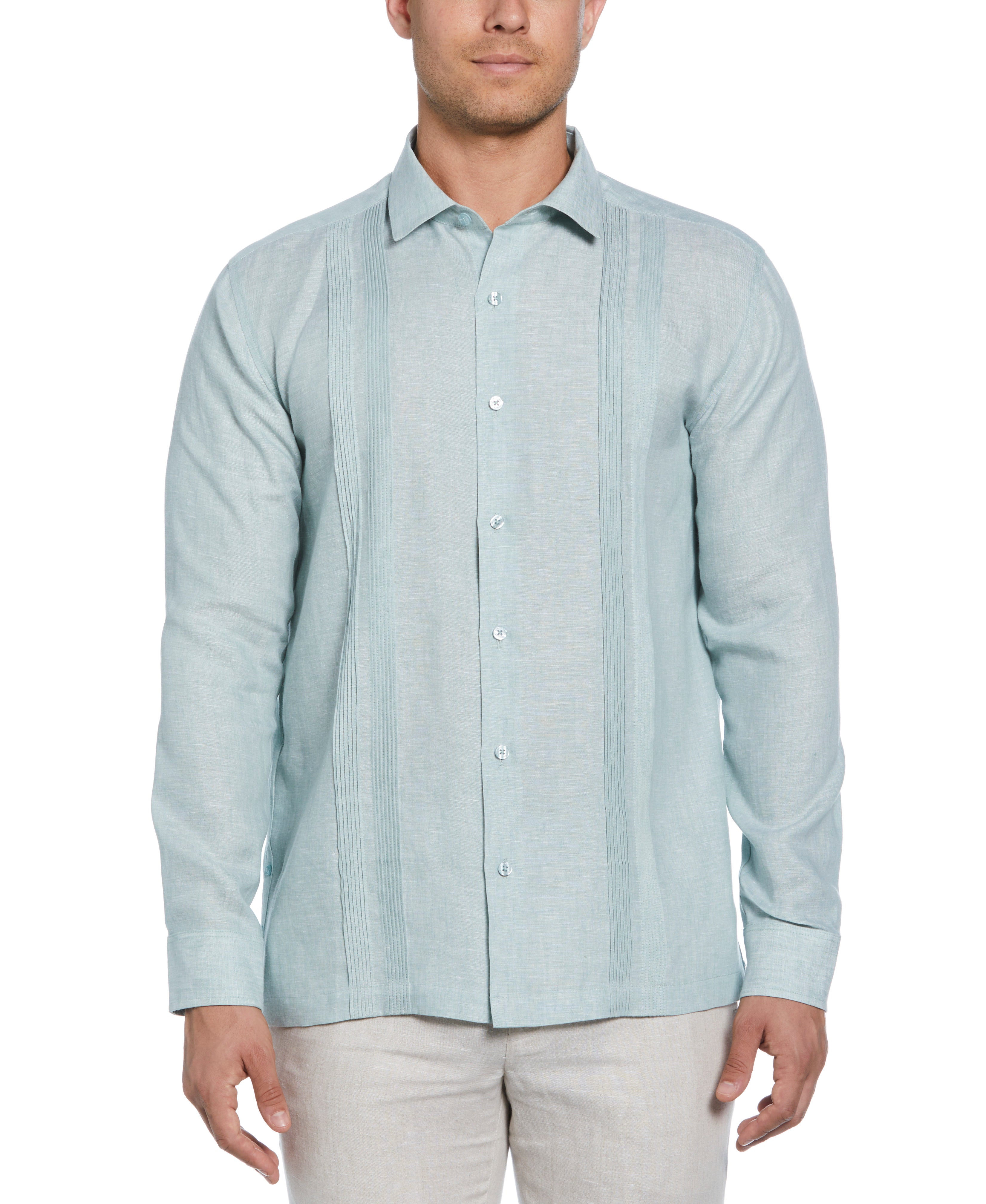 CUBAVERA リネン シャツ Linen Multi-Tuck Guayabera Shirt – Cubavera