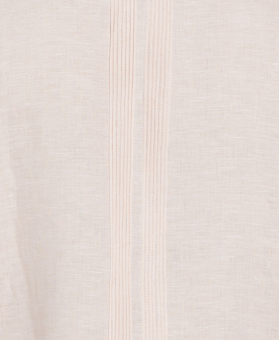 Linen Multi-Tuck Guayabera Shirt (Peach Whip) 