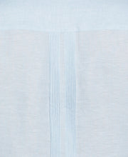 Linen Multi-Tuck Guayabera Shirt (Dream Blue) 
