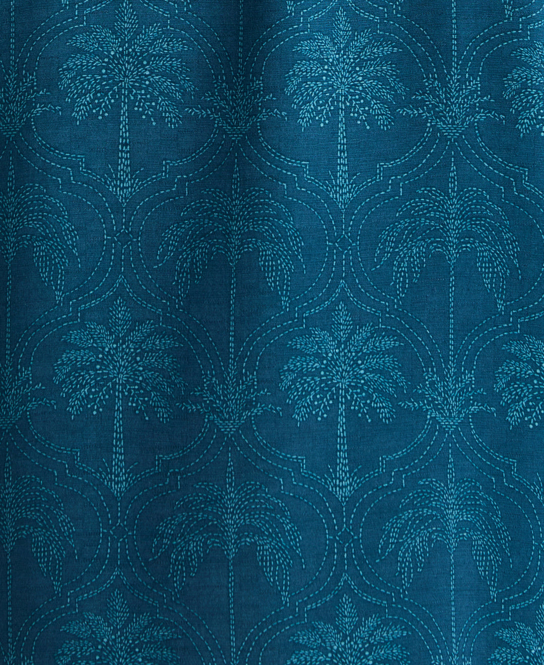 Medallion Palm Print Shirt (Sailor Blue) 