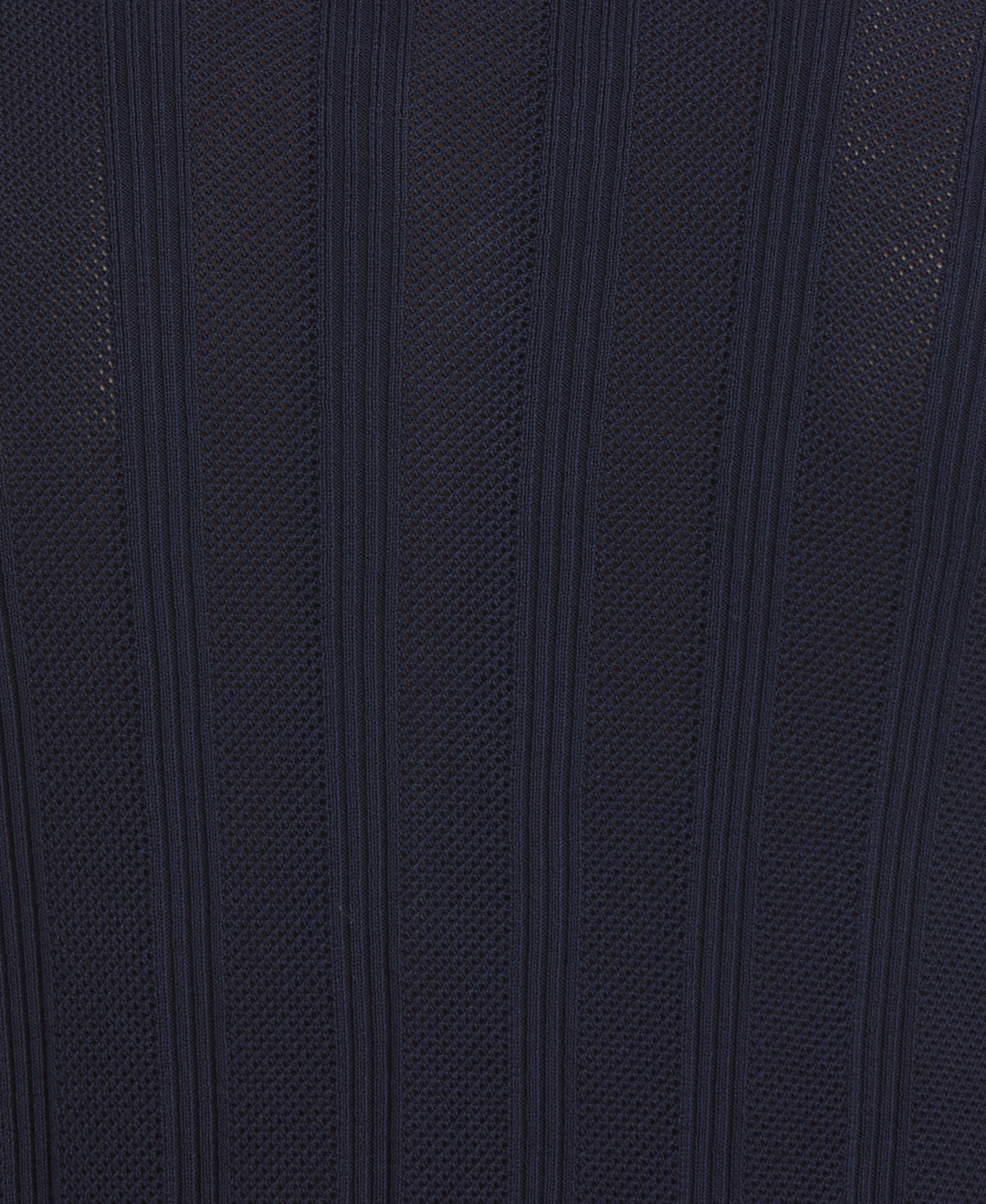 Mesh Stripe Short Sleeve Sweater (Dress Blues) 