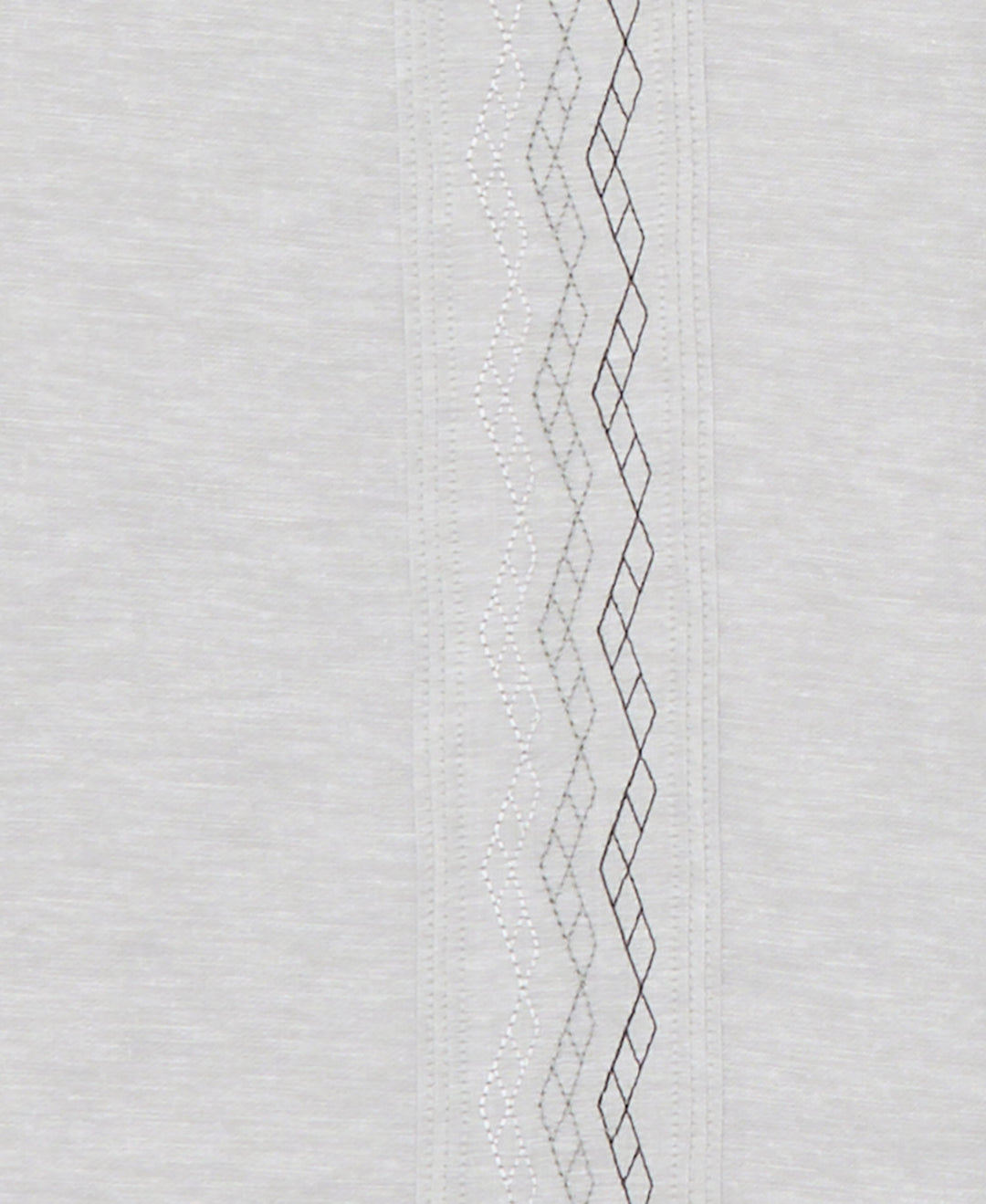 Linen Blend Multi-Tuck Embroidered Guayabera Shirt (Ultimate Gray) 