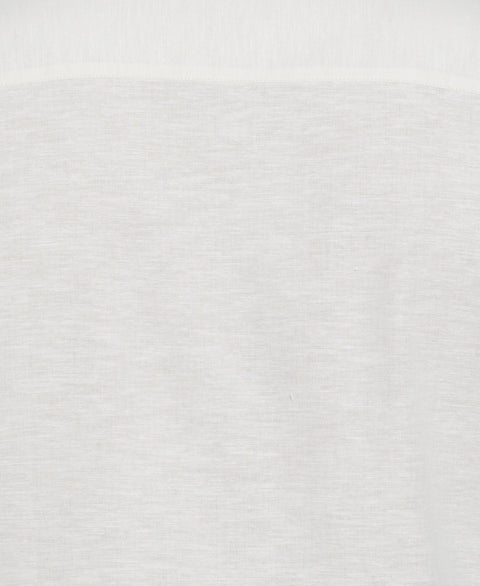 Multi-Tuck Embroidered Shirt (Bleached Sand) 