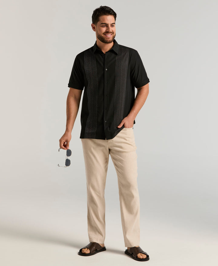 Ombre Texture Shirt (Jet Black) 
