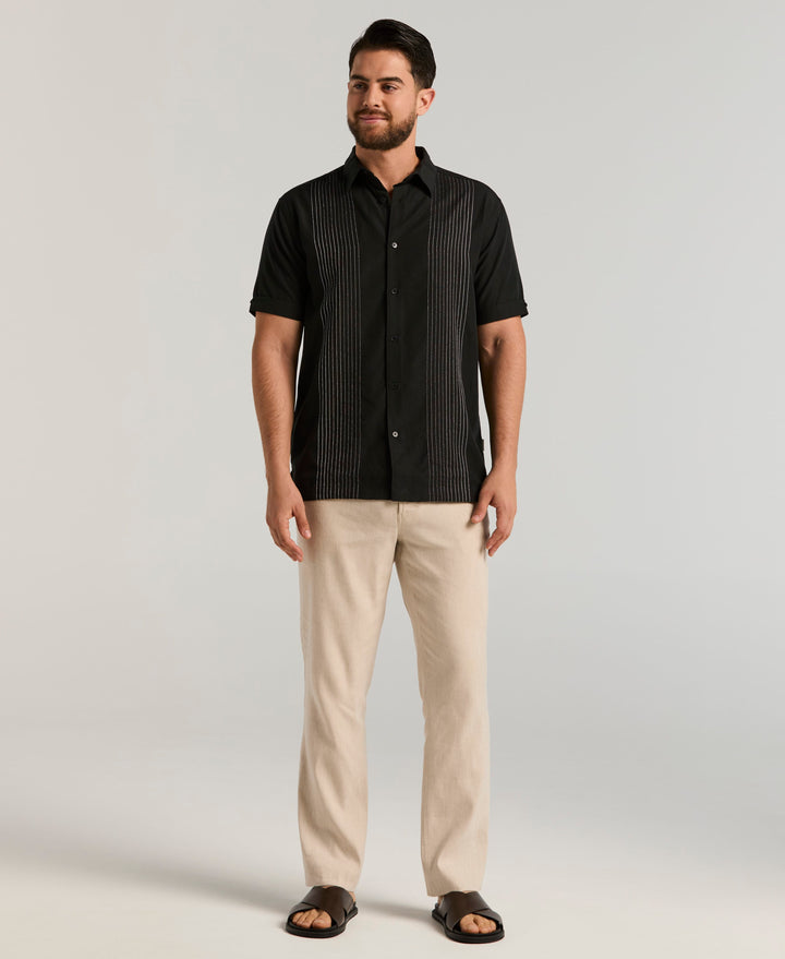Ombre Texture Shirt (Jet Black) 