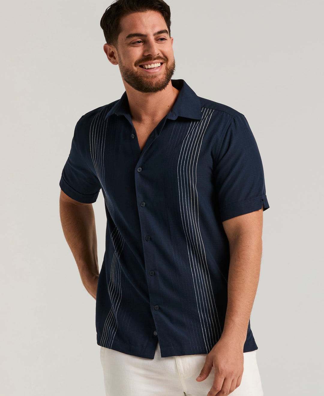 Ombre Texture Shirt (Dress Blues) 