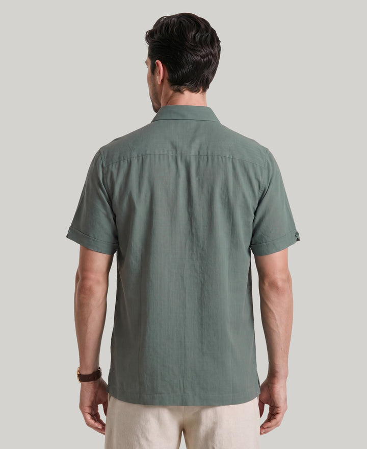 Ombre Texture Shirt (Balsam Green) 