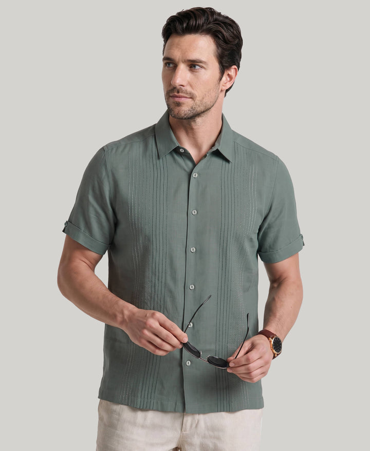 Ombre Texture Shirt (Balsam Green) 