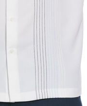 Ombre Embroidered Stripe Shirt (Brilliant White) 