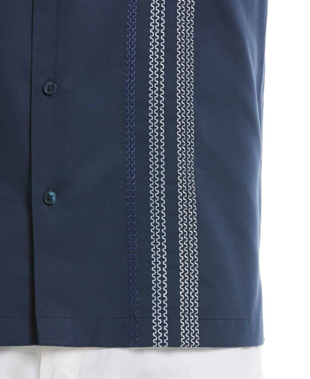 Ombre Embroidery Panel Shirt (Dress Blues) 
