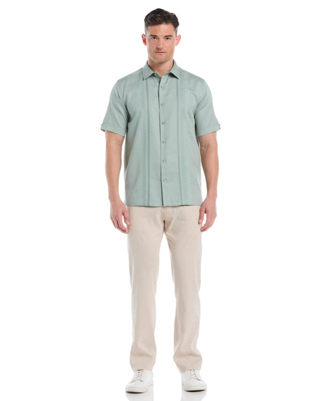 Ombre Embroidery Panel Shirt (Blue Surf) 