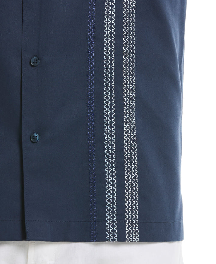Ombre Embroidery Panel Shirt (Dress Blues) 