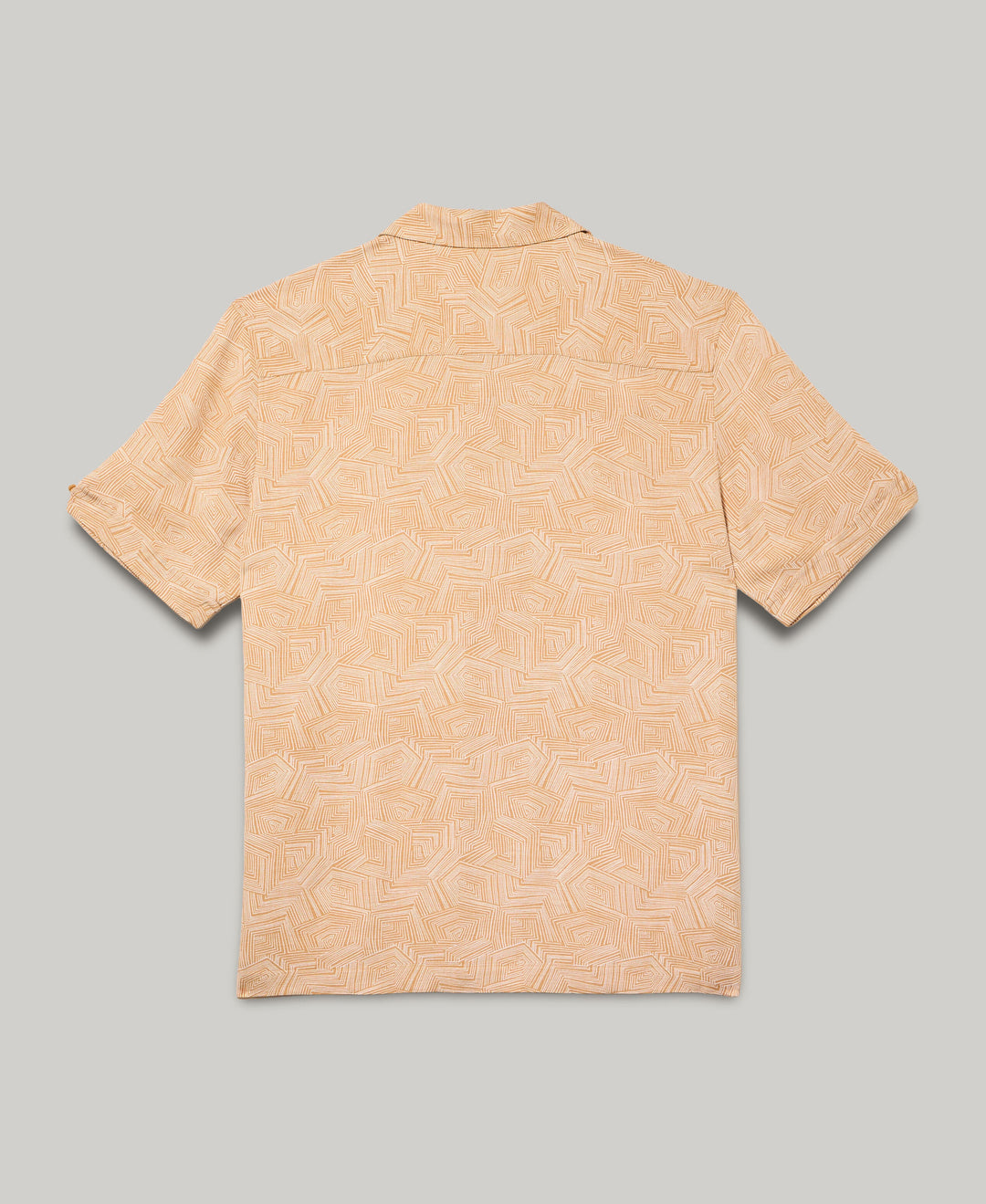 Organic Geometric Print Shirt (Iced Coffee) 