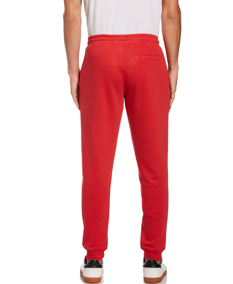 Big and Tall Sticker Pete Fleece Jogger Pant (Rococco Red) 