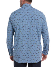 Big & Tall EcoVero™ Woven Poplin Stretch Shirt (Spring Lake) 