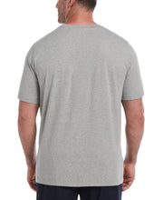 Big & Tall Floral Fill Pete Tee (Rain Heather) 