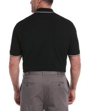Big & Tall Mega Pete Pique Polo (True Black) 