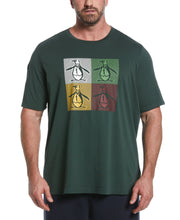 Big & Tall Multiple Pete Print Tee (Deep Forest) 