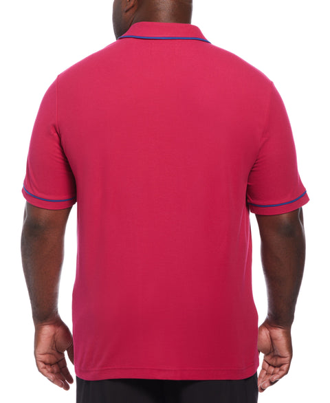 Big & Tall Organic Cotton Earl Polo (Sangria) 