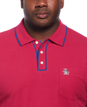 Big & Tall Organic Cotton Earl Polo (Sangria) 