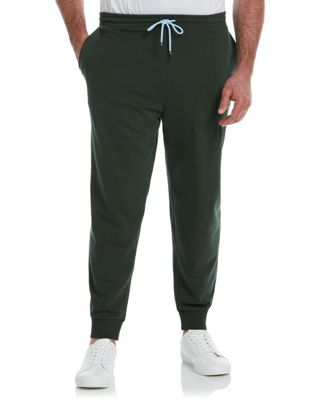 Big & Tall Organic Cotton Fleece Logo Pant (Deep Forest) 