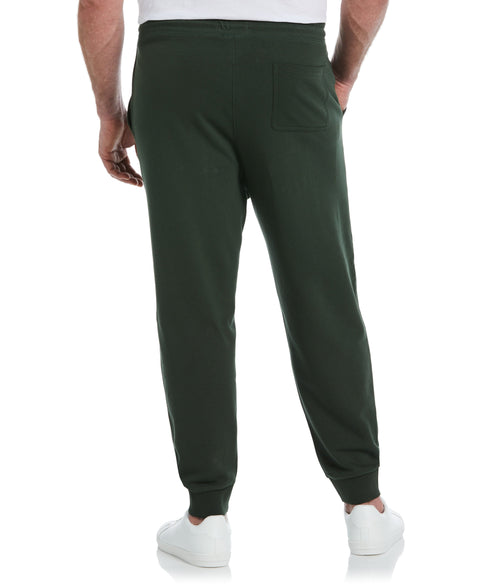 Big & Tall Organic Cotton Fleece Logo Pant (Deep Forest) 