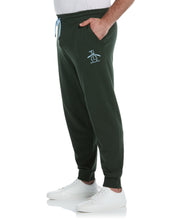 Big & Tall Organic Cotton Fleece Logo Pant (Deep Forest) 