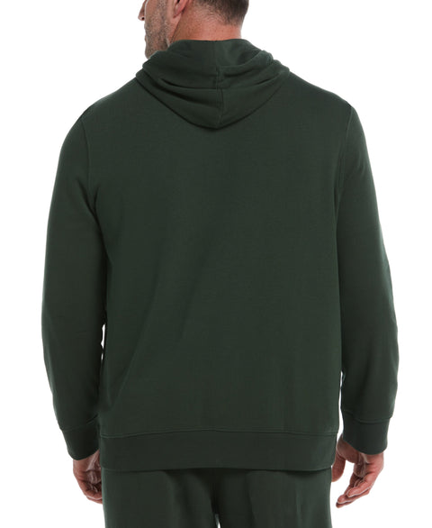 Big & Tall Organic Cotton Logo Fleece Hoodie (Deep Forest) 