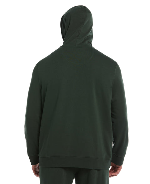 Big & Tall Organic Cotton Logo Fleece Hoodie (Deep Forest) 