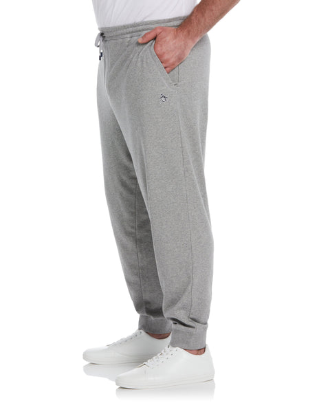 Big & Tall Sticker Pete Fleece Jogger (Rain Heather) 