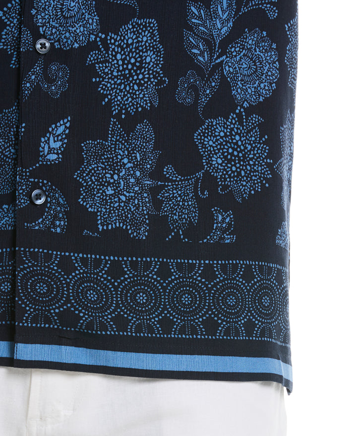 Paisley Print Shirt (Dress Blues) 