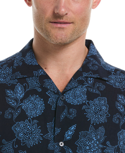 Paisley Print Shirt (Dress Blues) 