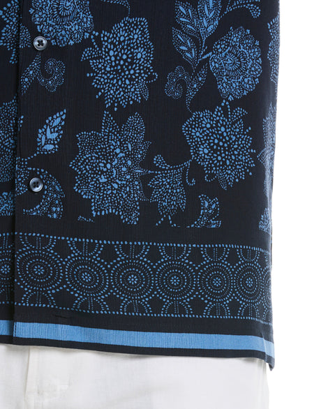 Paisley Print Shirt (Dress Blues) 