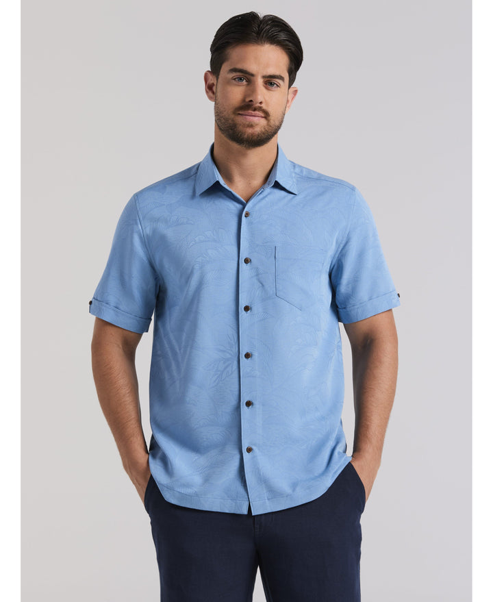Palm Print Shirt-Casual Shirts-Allure-S-Cubavera