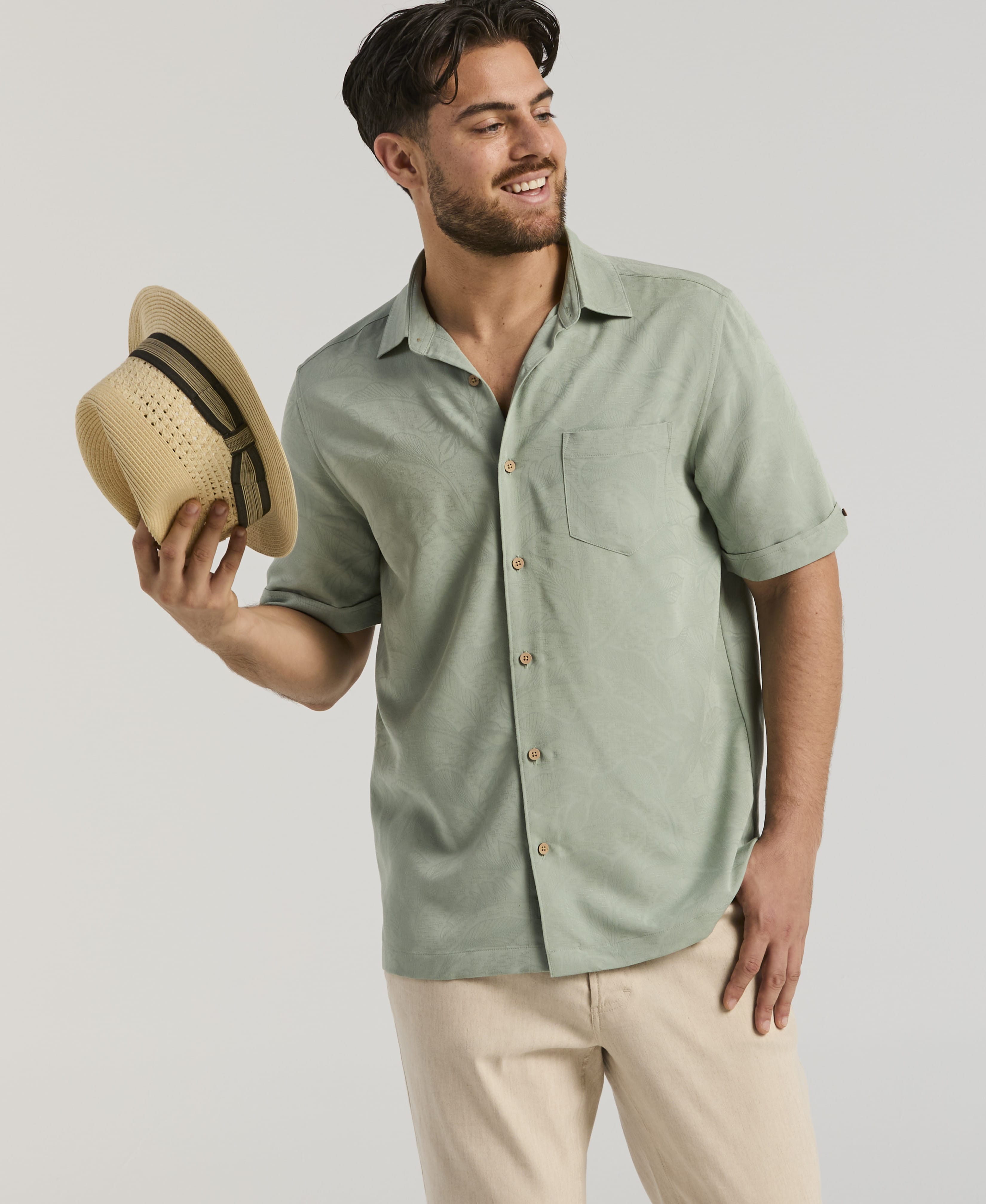 Palm Print Shirt – Cubavera