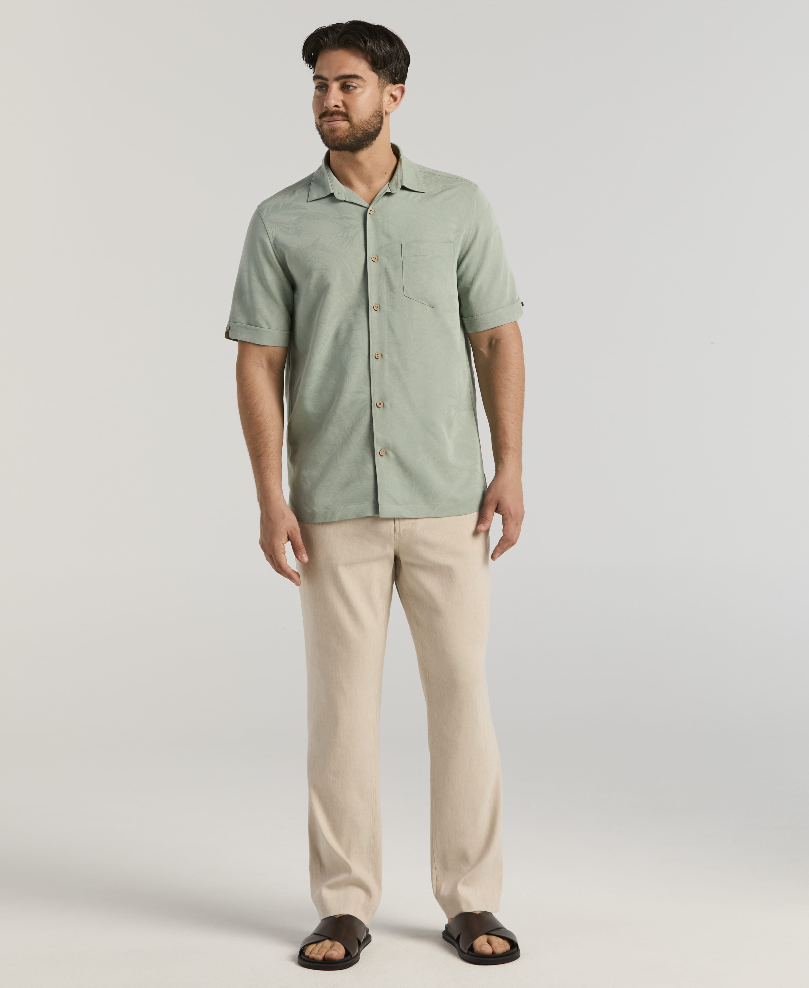 Palm Print Shirt – Cubavera