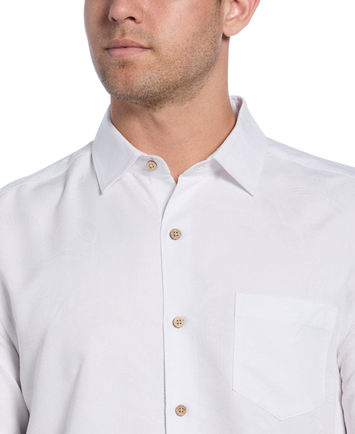 Palm Print Shirt (Brilliant White) 
