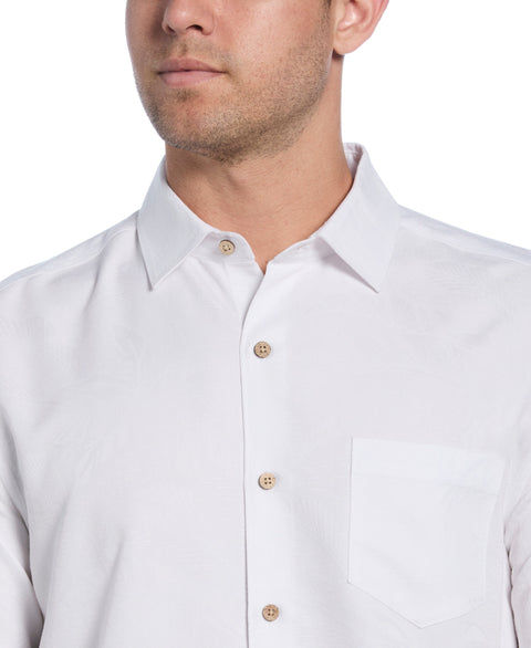 Palm Print Shirt (Brilliant White) 