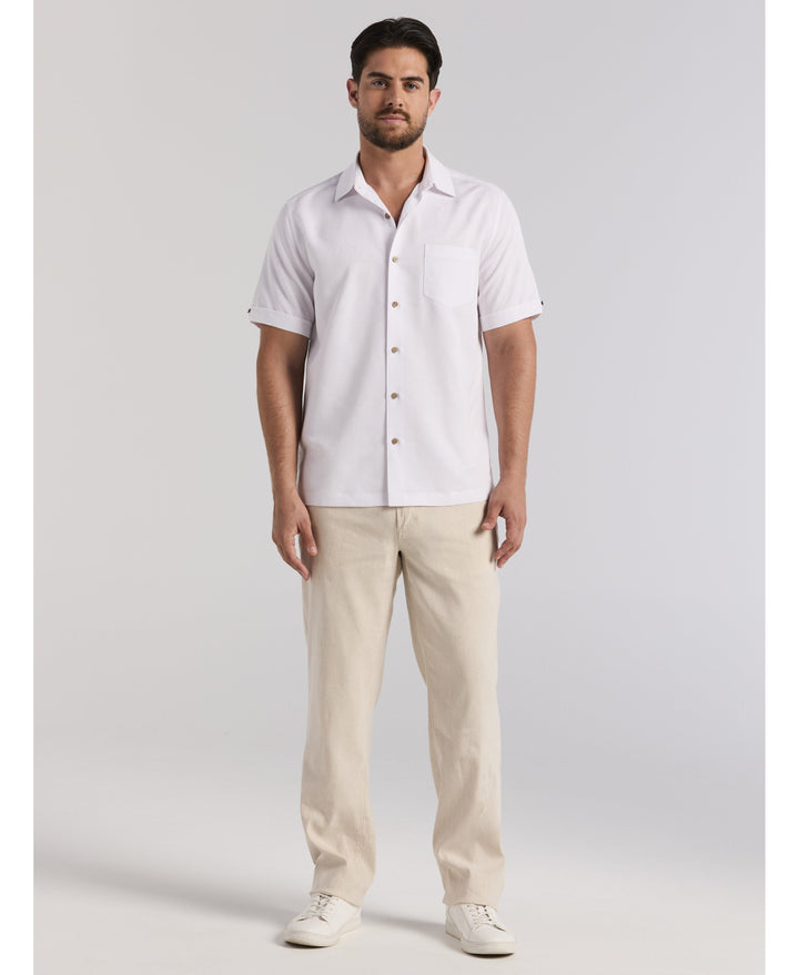 Palm Print Shirt-Casual Shirts-Cubavera
