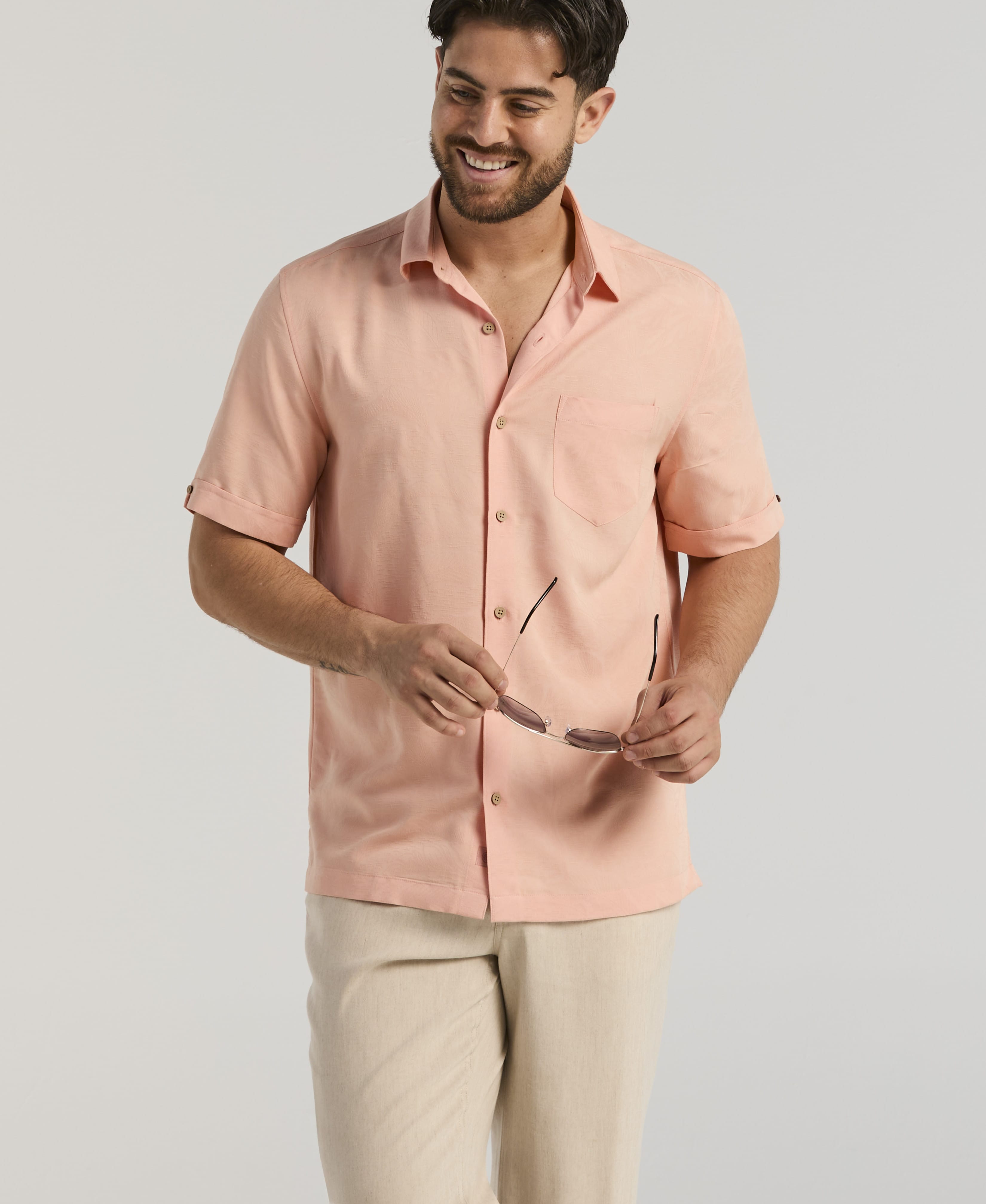 Palm Print Shirt – Cubavera